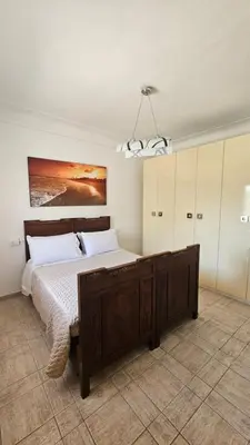 Letto o letti in una camera di Casa Dami