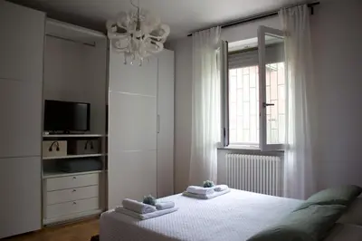 Letto o letti in una camera di Sky House