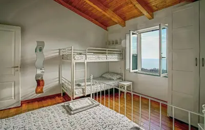 Letto o letti in una camera di Cozy Home In Chiavari