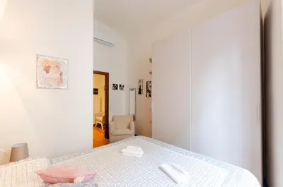 Letto o letti in una camera di JOIVY Bright 2BR flat with Parking in Rapallo Centre