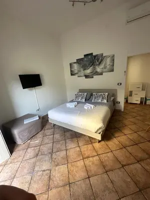Letto o letti in una camera di 5 Terre Migliarina