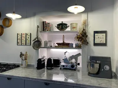 Cucina o angolo cottura di La Piscina nel Borgo