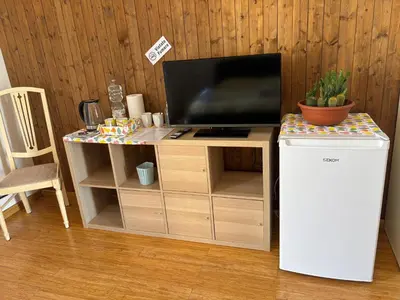 TV o dispositivi per l'intrattenimento presso Affittacamere IL Tulipano Sestri Levante
