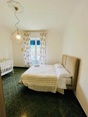 Letto o letti in una camera di Sottovento Central Apartment