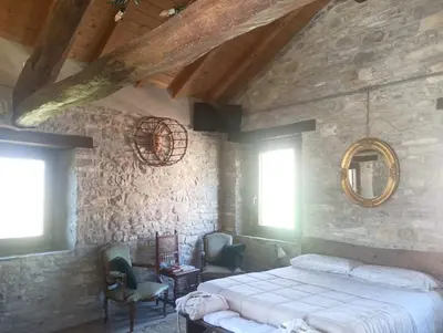 Letto o letti in una camera di SEGARATI RELAX la Romantica