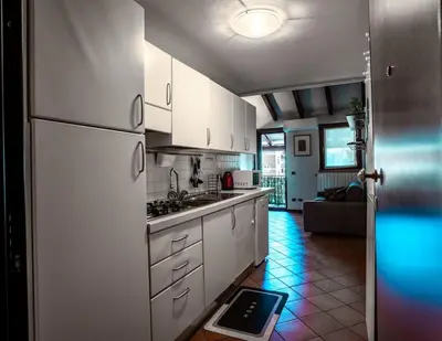Cucina o angolo cottura di Oasi Piacentina