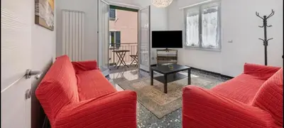 TV o dispositivi per l'intrattenimento presso Ferienwohnungen Moneglia & Cinque Terre