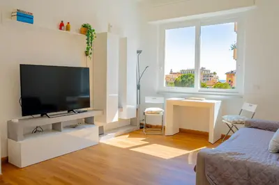 TV o dispositivi per l'intrattenimento presso Casa Comodina by PortofinoHomes