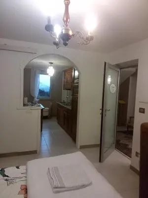 Letto o letti in una camera di BARDI AL RIOLO la QUERCIA