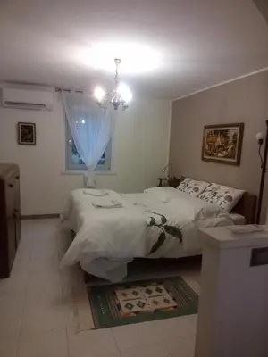 Letto o letti in una camera di BARDI AL RIOLO la QUERCIA