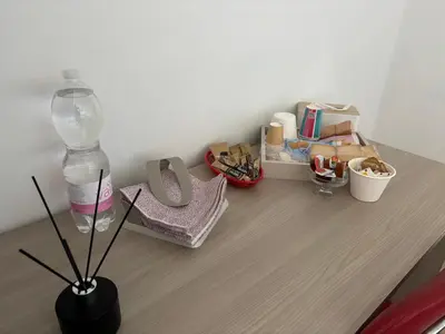 Set per la preparazione di tè e caffè presso B&B Canossa