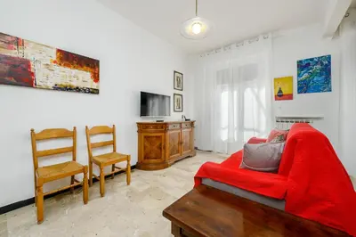 TV o dispositivi per l'intrattenimento presso 289 - Moneglia On The Sea, 250Metri dal Mare e pochi passi dal Centro