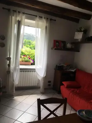 Area soggiorno di Il Ghiretto Appartamento