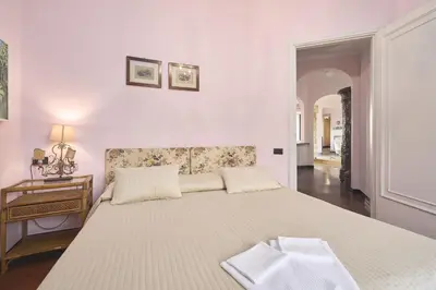 Letto o letti in una camera di Villa Pedra