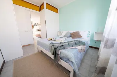 Letto o letti in una camera di Apartment in the greenery near the Cinque Terre