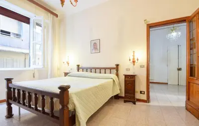 Letto o letti in una camera di Pet Friendly Apartment In Chiavari