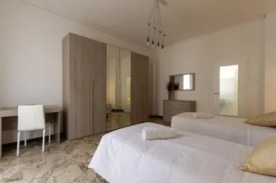 Letto o letti in una camera di Artist Apartment