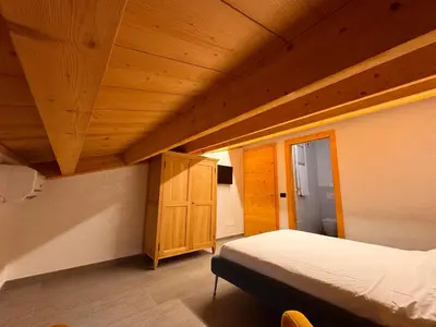 Letto o letti in una camera di Tanca RE