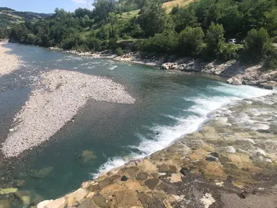 Paesaggio naturale nelle vicinanze della casa vacanze