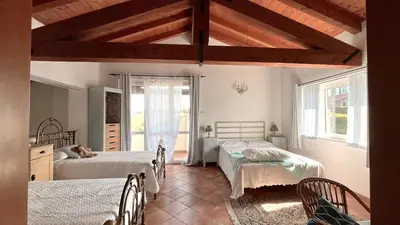 Letto o letti in una camera di Ca' del Sasso by il Sassoscritto