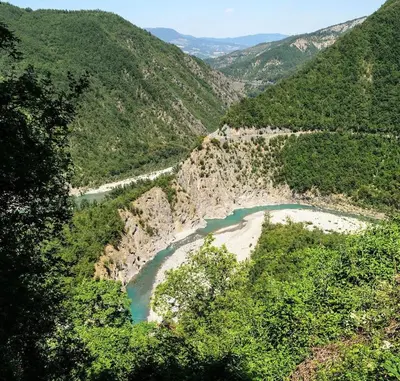 Paesaggio naturale nelle vicinanze della casa vacanze