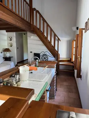 Cucina o angolo cottura di Cottage, relax nella natura, colline, parcheggio, Wifi