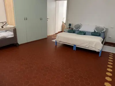 Letto o letti in una camera di Casa Paola