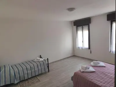 Letto o letti in una camera di Le dimore di Genny 1