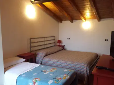 Letto o letti in una camera di Via Toscana House