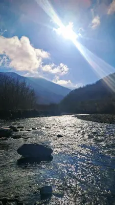 Paesaggio naturale nelle vicinanze dell'appartamento