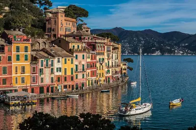 Paesaggio naturale nelle vicinanze della villa