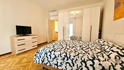 Letto o letti in una camera di Casa Ziblu a 5 minuti dal centro