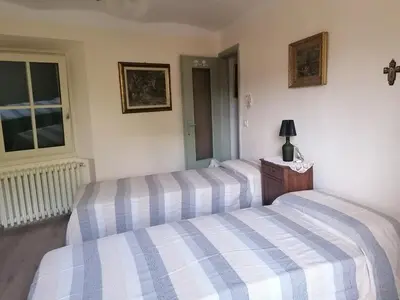 Letto o letti in una camera di Cottage Belvedere