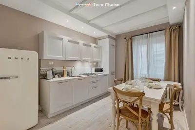 Cucina o angolo cottura di Suite del Golfo, Terremarine