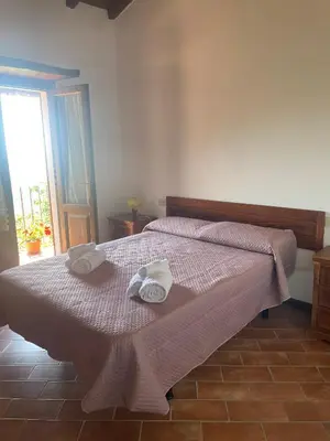 Letto o letti in una camera di Azienda Agrituristica Il Cerreto