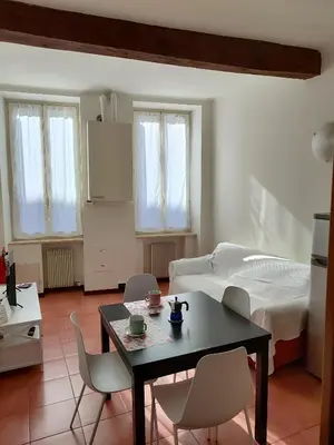 Letto o letti in una camera di A casa di Raffaella