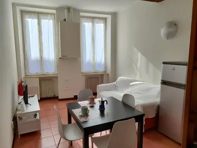 Letto o letti in una camera di A casa di Raffaella