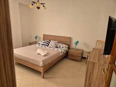 Letto o letti in una camera di Da Gio' e Eli