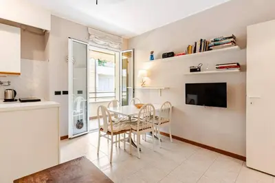Cucina o angolo cottura di Contempora - Sea view apartment for 4 people in Lavagna - Sestri Levante