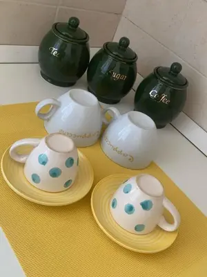 Set per la preparazione di tè e caffè presso La Dolce Vita
