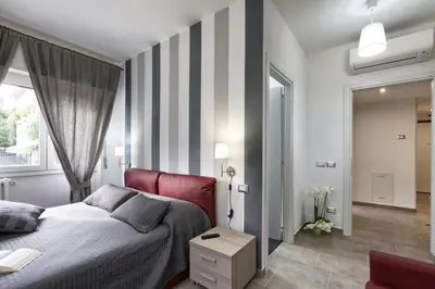 Letto o letti in una camera di B&B Civico 1