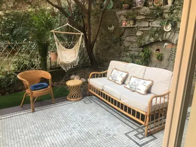 Area soggiorno di Casetta al mare