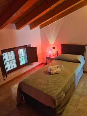 Letto o letti in una camera di Audrey