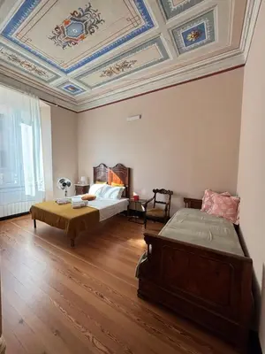 Letto o letti in una camera di Ca' Gambin