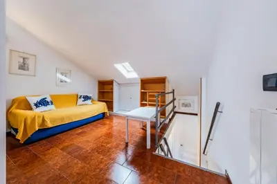 Letto o letti in una camera di Il cardellino sul mare