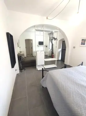 Letto o letti in una camera di Appartamento dei limoni