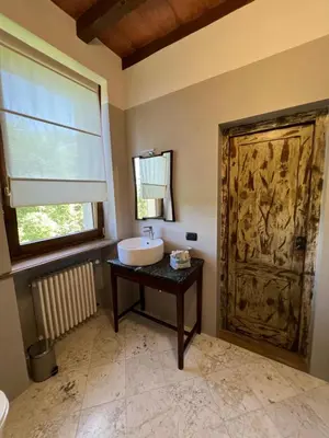 Letto o letti in una camera di Sant'Andrea - Monticello Apartments