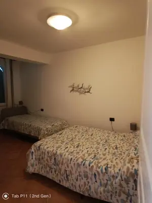 Letto o letti in una camera di Sanmartino tra mare e ulivi