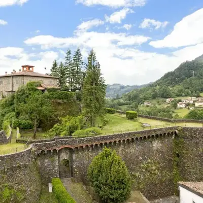 Historic Castle Overlooking Garfagnana Valley