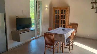 TV o dispositivi per l'intrattenimento presso Vento di Mare - Tramontana con spiaggia privata